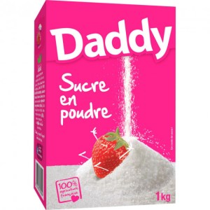 Palette de Sucre en poudre Daddy 1kg